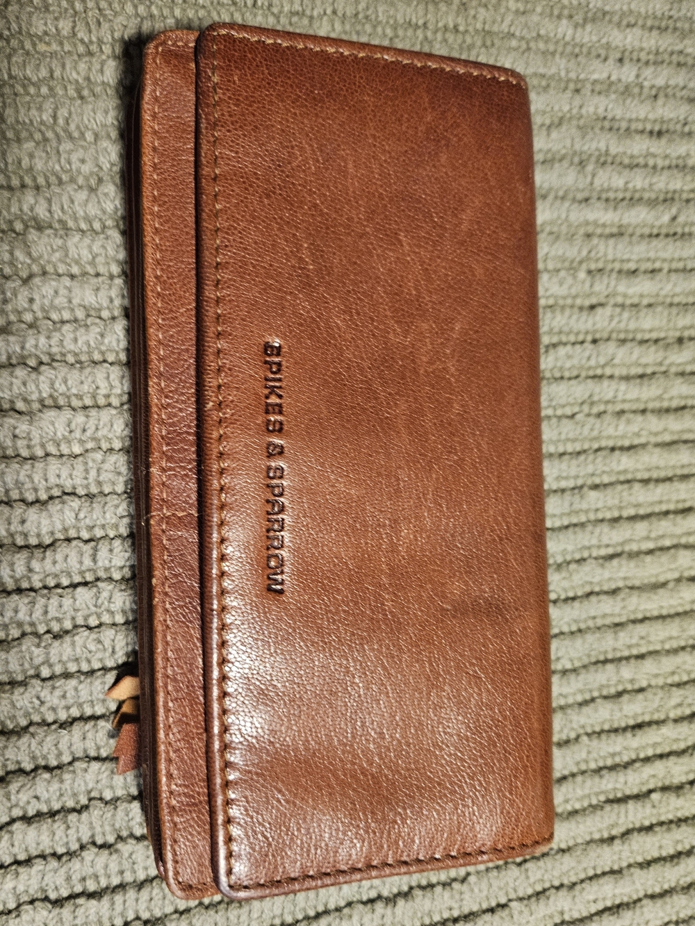 Spikes & Sparrow Brown Leather Women's Wallet - Tan/Brown